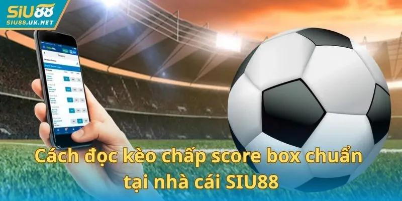 Cách đọc kèo chấp score box chuẩn tại nhà cái SIU88