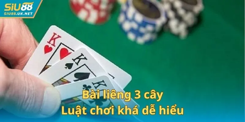 Luật chơi bài liêng khá dễ hiểu