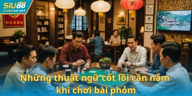 Những thuật ngữ cốt lõi cần nắm khi chơi bài phỏm